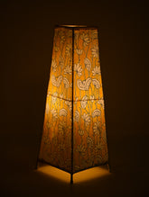 Andhra Leather Craft Lamp Shade - Kamala Vana. Height - 17 inches