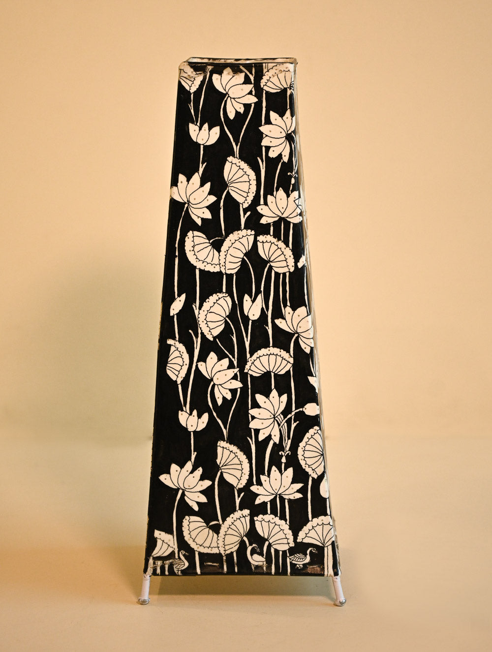 Andhra Leather Craft Lamp Shade - Nisha Kamal. Height - 17 inches