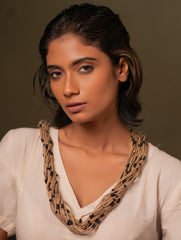 Midnight Meadow Layered Jute Necklace