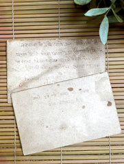 Miniature Art on Vintage Postcard - Mitra