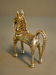 Large Dhokra Craft Curio - Ashva, The Regal Form.