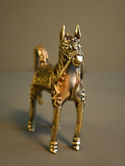 Large Dhokra Craft Curio - Ashva, The Regal Form.