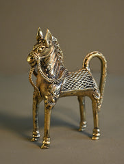 Large Dhokra Craft Curio - Ashva, The Regal Form.