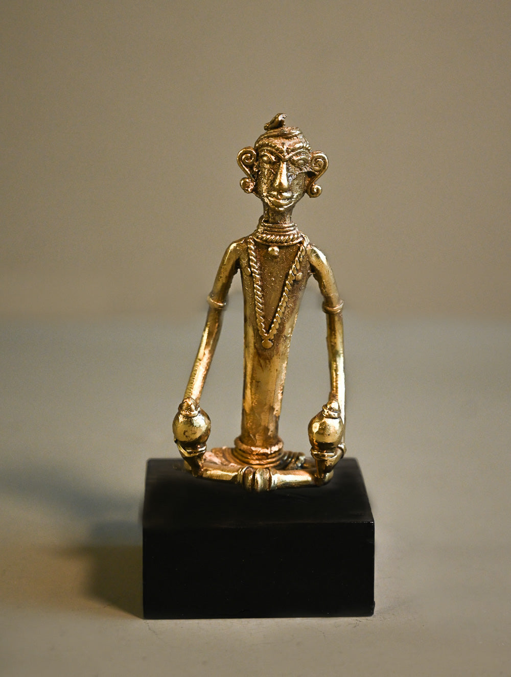 Large Dhokra Craft Curio - Nritya, The Musician