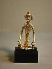 Large Dhokra Craft Curio - Nritya, The Musician