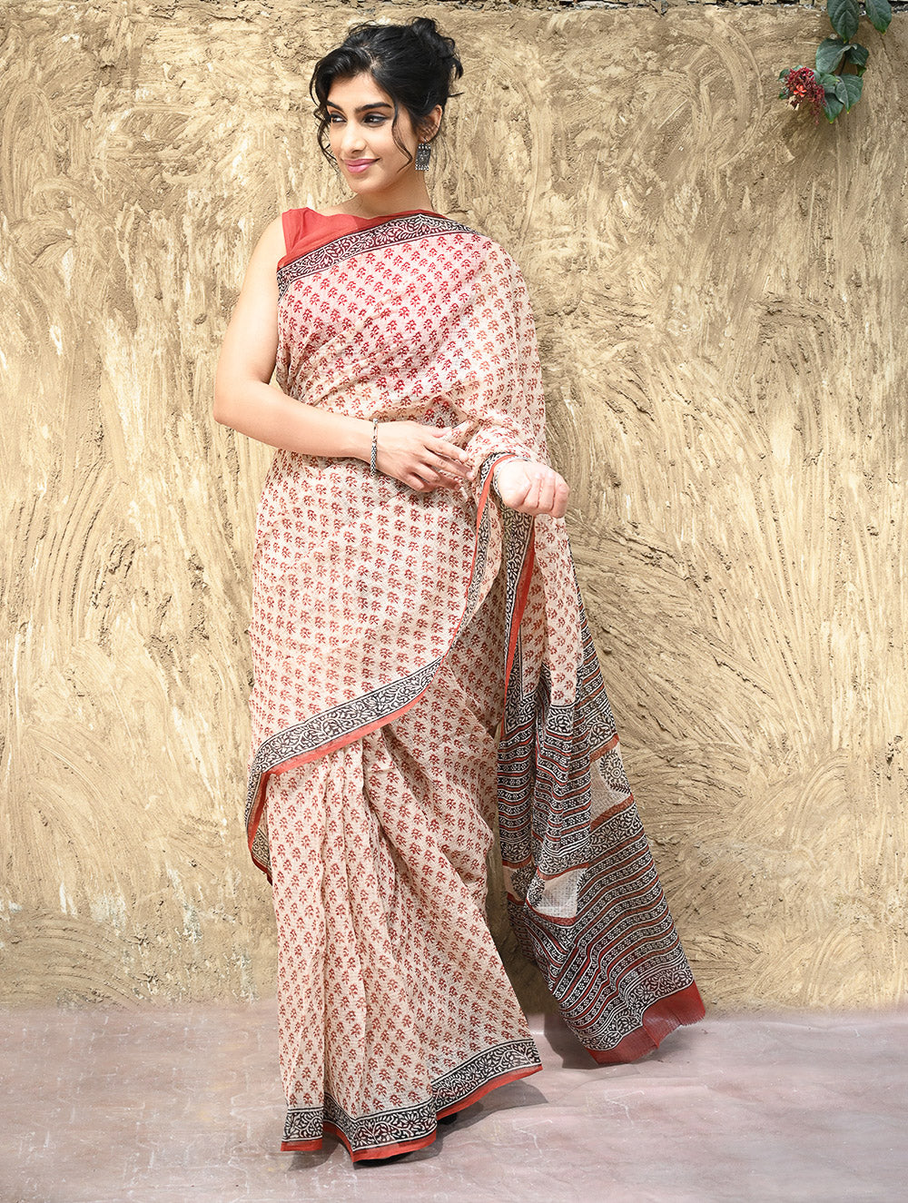 Bagru Hand Block printed Kota Doria