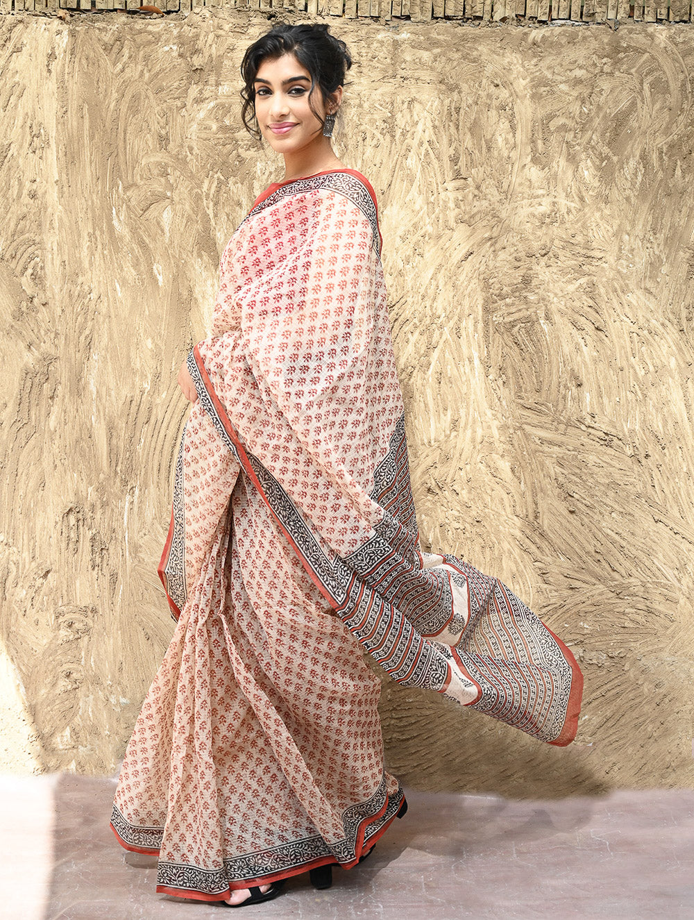Bagru Hand Block printed Kota Doria