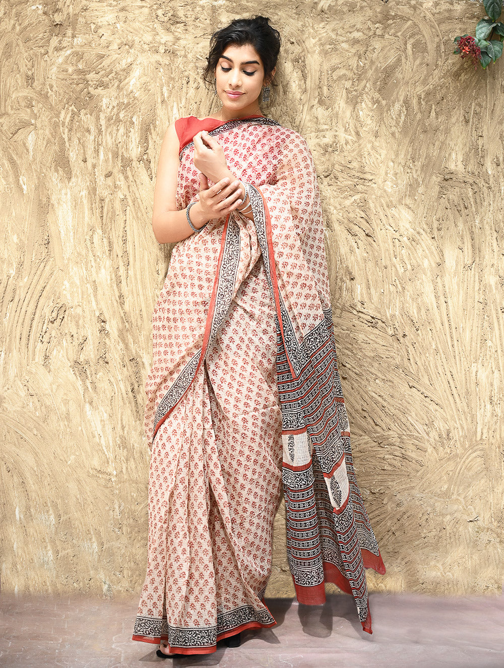 Bagru Hand Block printed Kota Doria