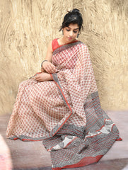 Bagru Hand Block printed Kota Doria