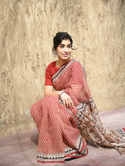 Bagru Hand Block printed Kota Doria