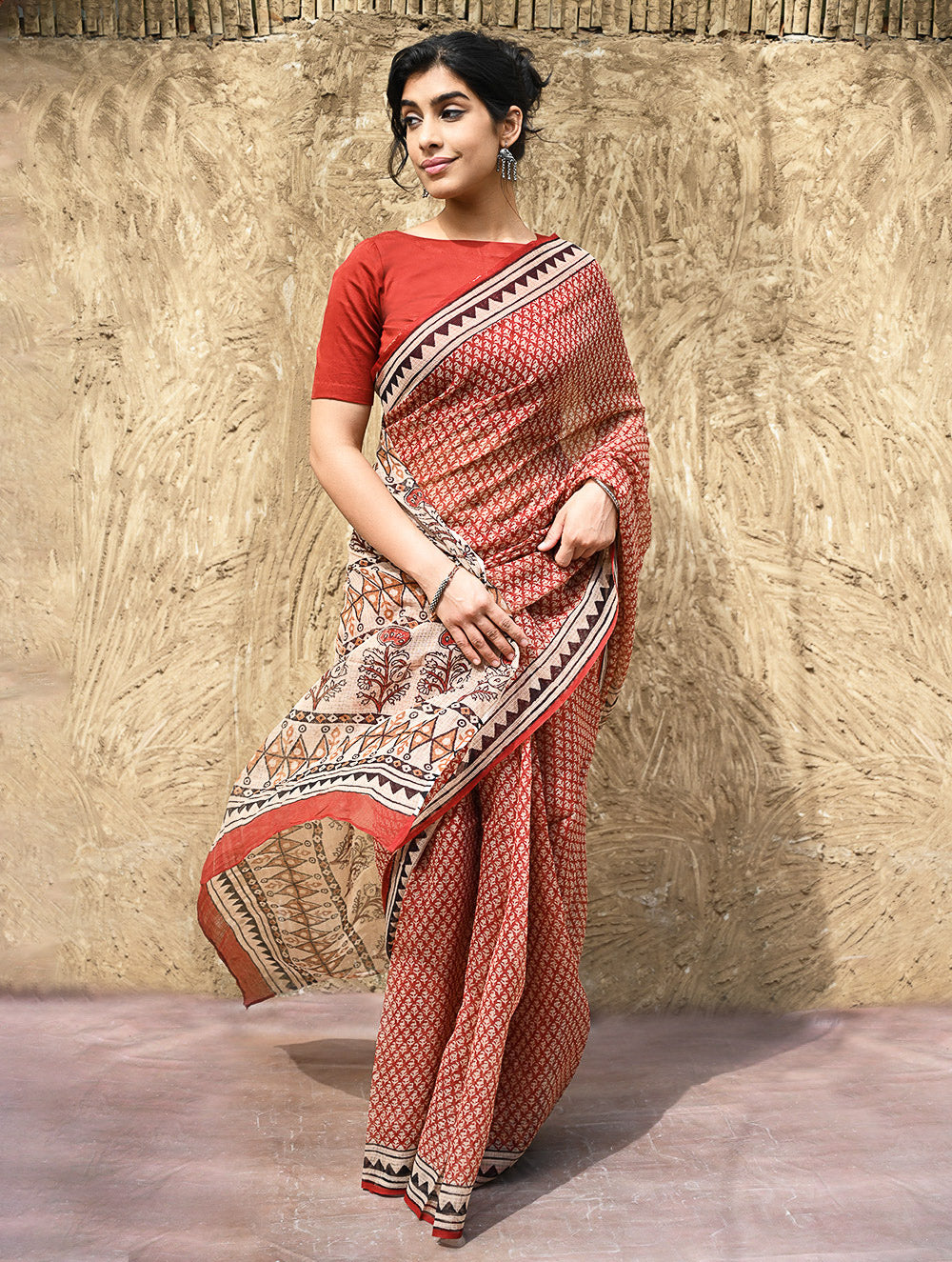Bagru Hand Block printed Kota Doria