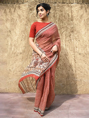 Bagru Hand Block printed Kota Doria