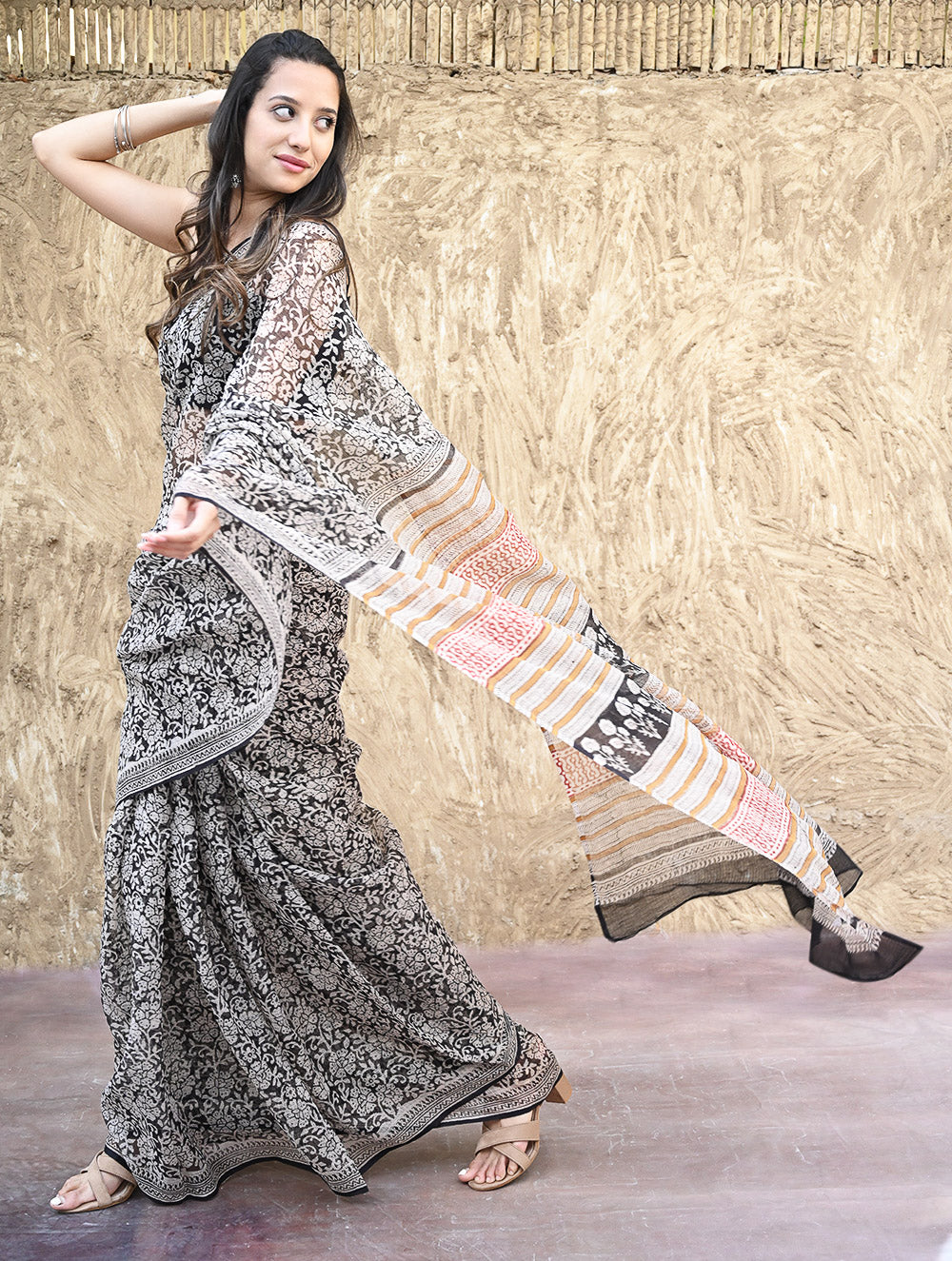 Bagru Hand Block printed Kota Doria