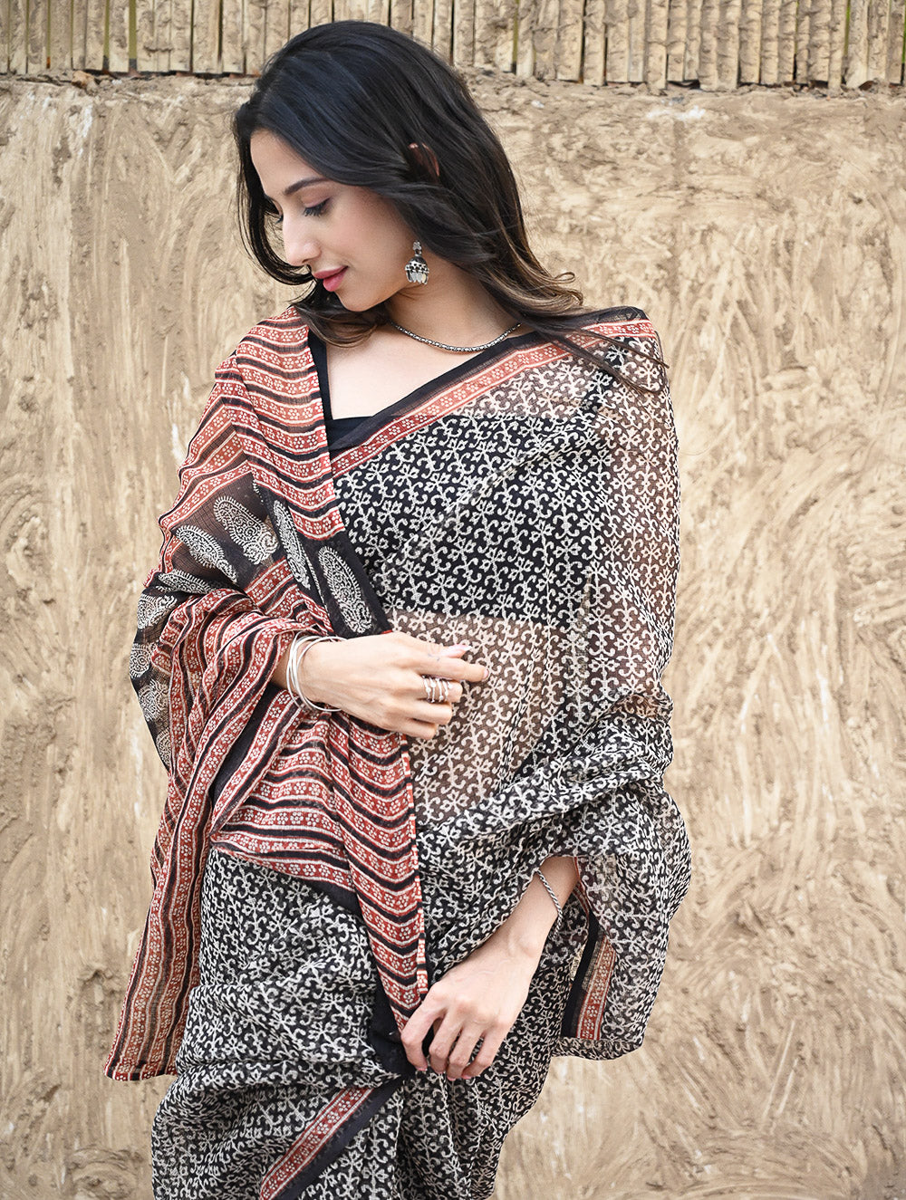 Bagru Hand Block printed Kota Doria