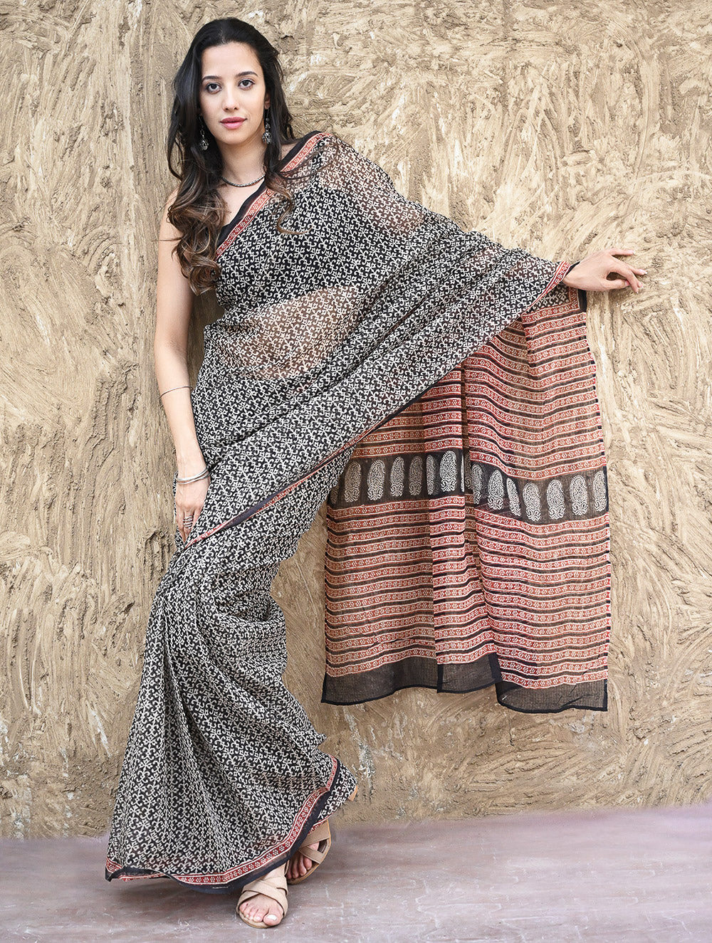 Bagru Hand Block printed Kota Doria