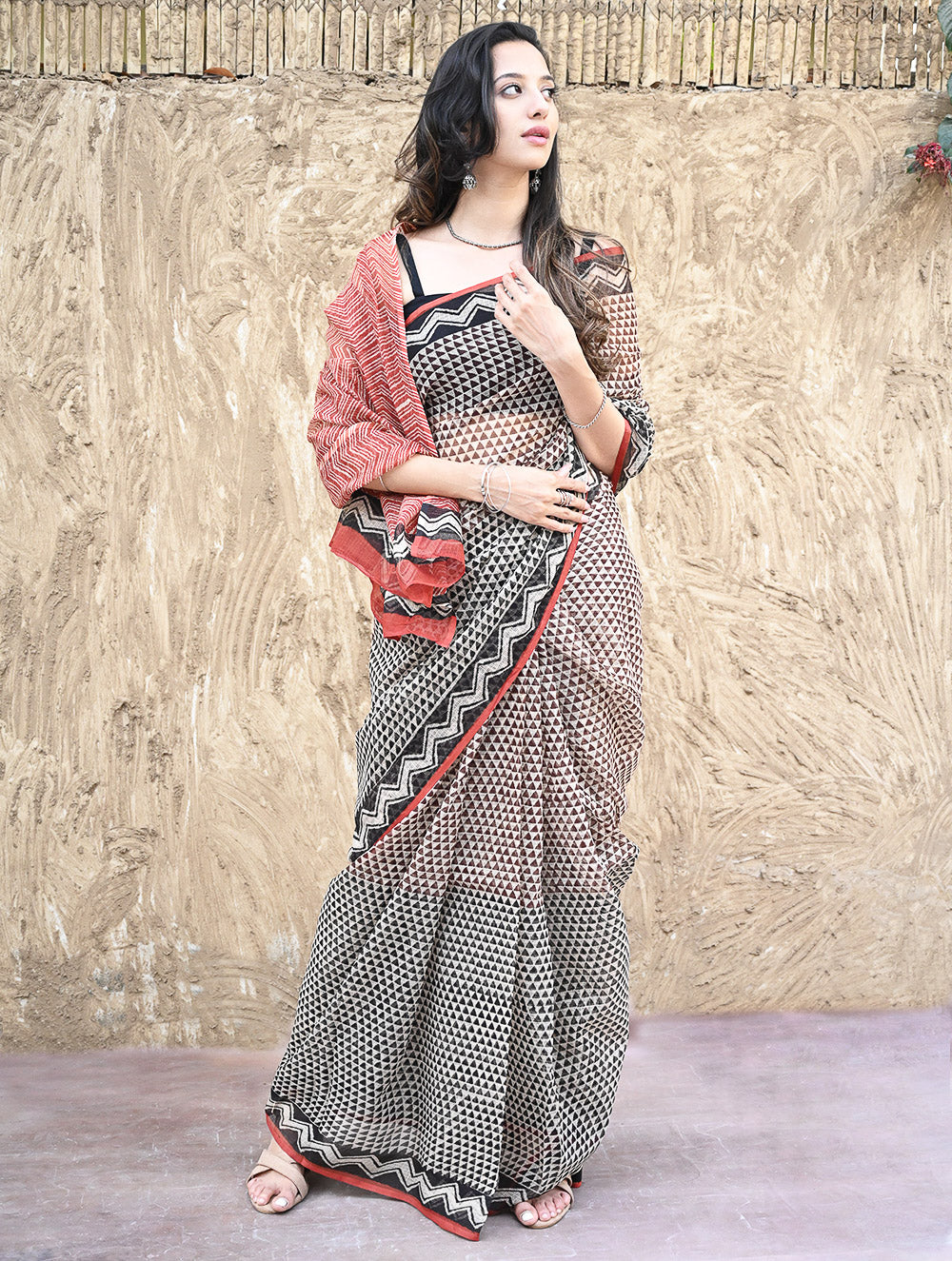 Bagru Hand Block printed Kota Doria