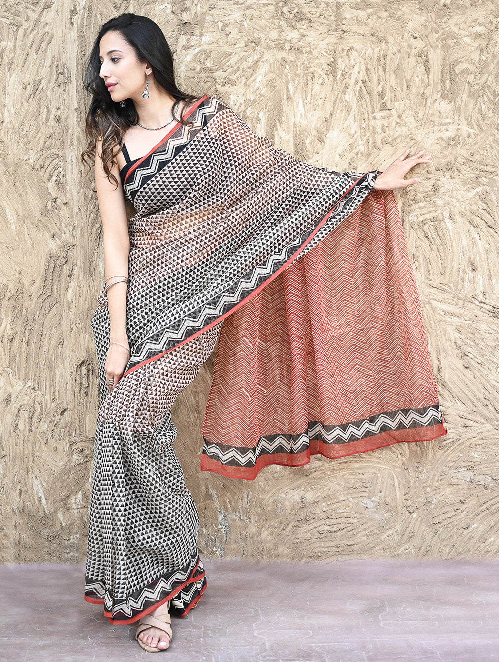 Bagru Hand Block printed Kota Doria