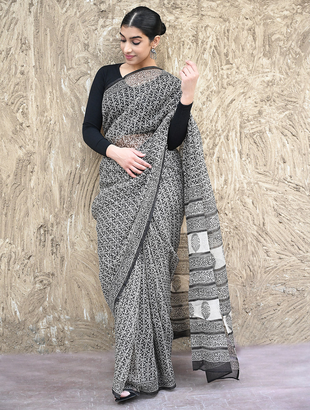 Bagru Hand Block printed Kota Doria
