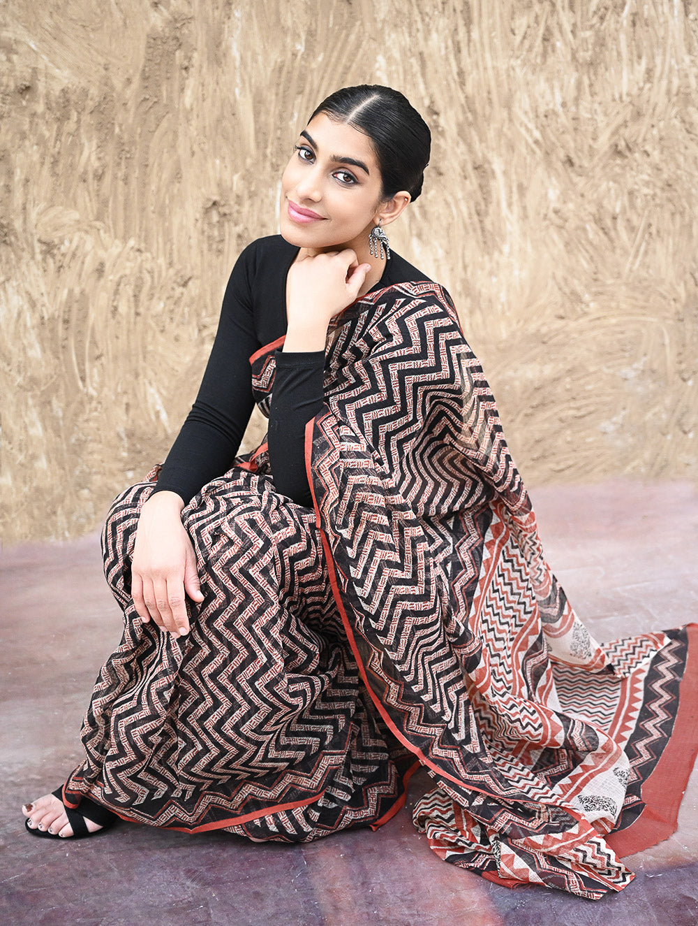 Bagru Hand Block printed Kota Doria