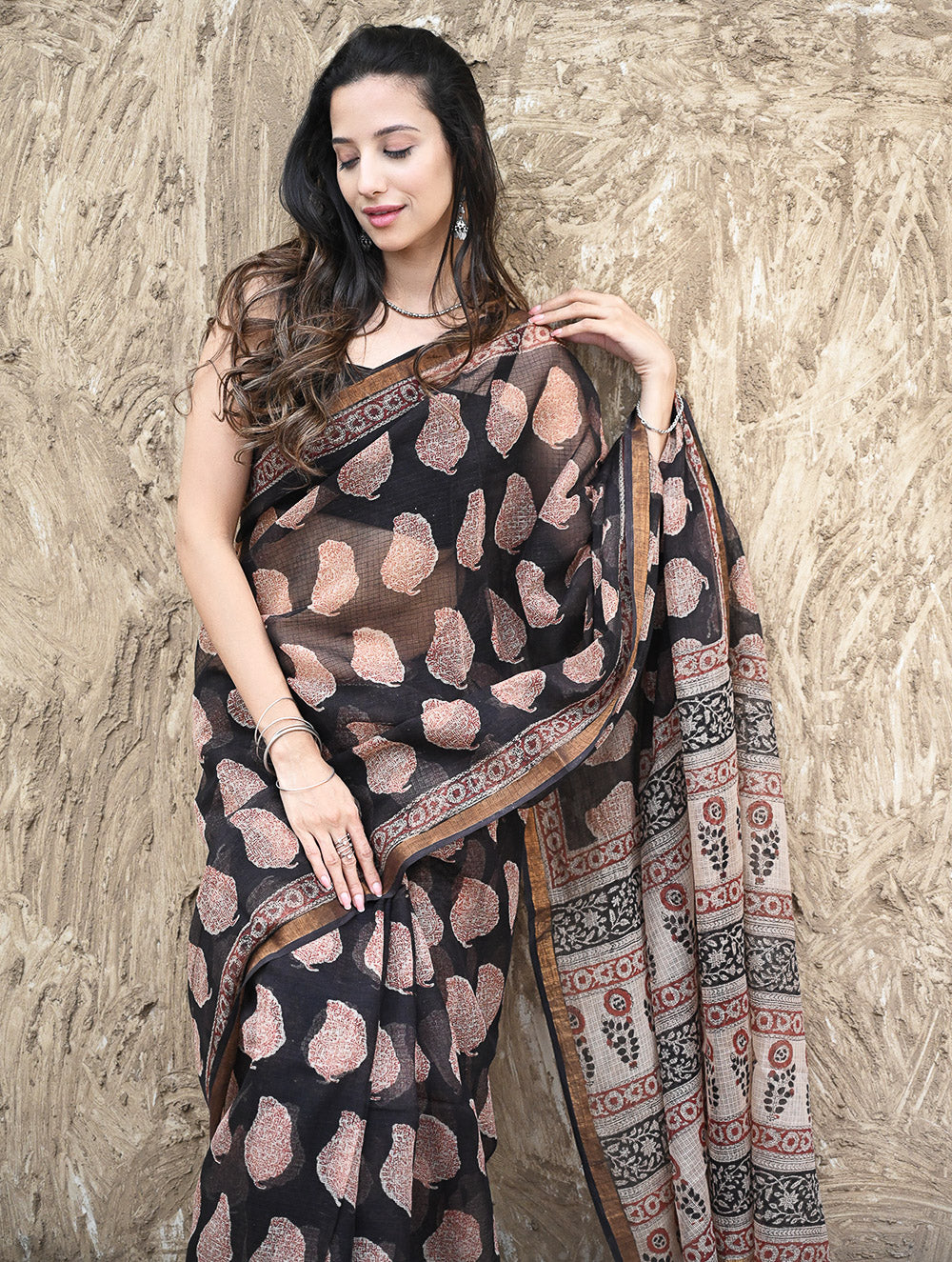 Bagru Hand Block printed Kota Doria