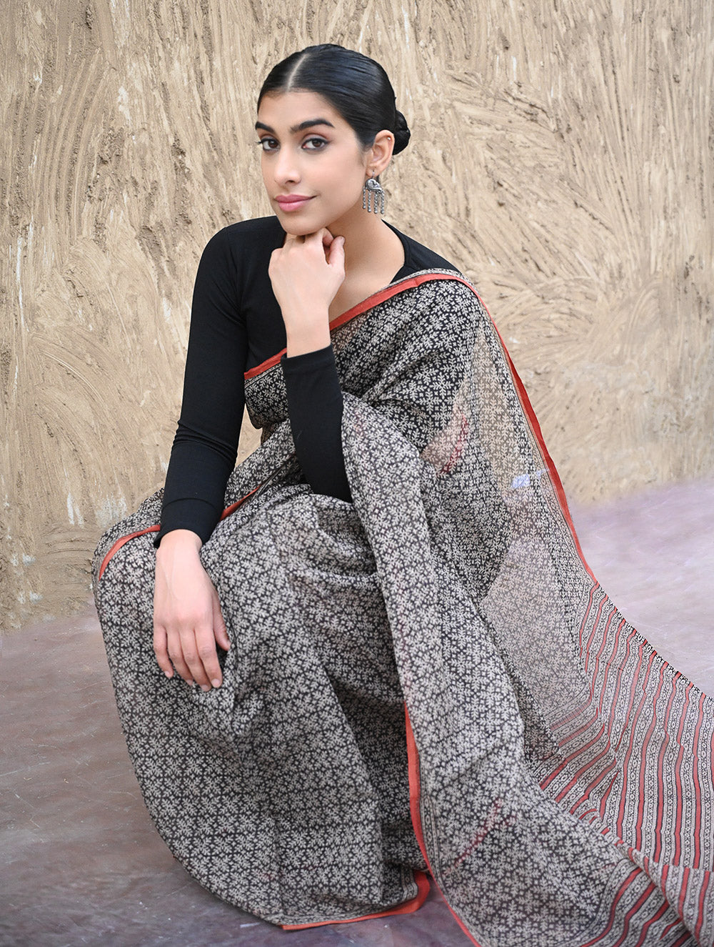 Bagru Hand Block printed Kota Doria