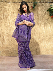 Dabu Hand Block printed Kota Doria