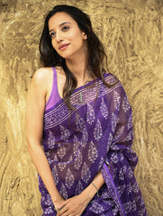 Dabu Hand Block printed Kota Doria