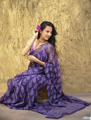 Dabu Hand Block printed Kota Doria