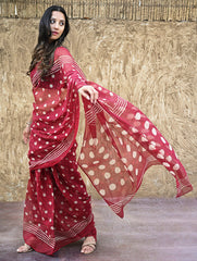 Dabu Hand Block printed Kota Doria