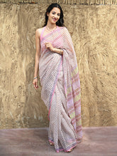 Sanganeri Hand Block printed Kota Doria