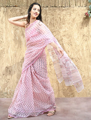 Sanganeri Hand Block printed Kota Doria