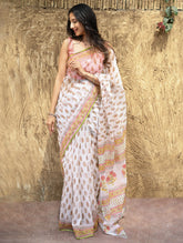 Sanganeri Hand Block printed Kota Doria