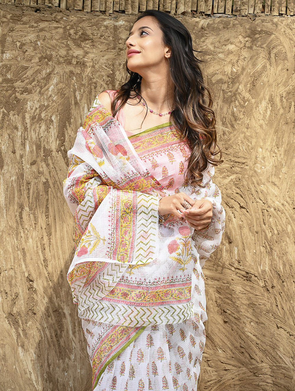 Sanganeri Hand Block printed Kota Doria