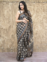 Bagru Hand Block printed Silk Kota Doria