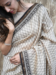 Bagru Hand Block Printed Chanderi