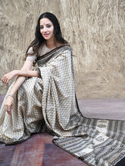 Bagru Hand Block Printed Chanderi