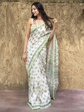 Sanganeri Hand Block printed Chanderi