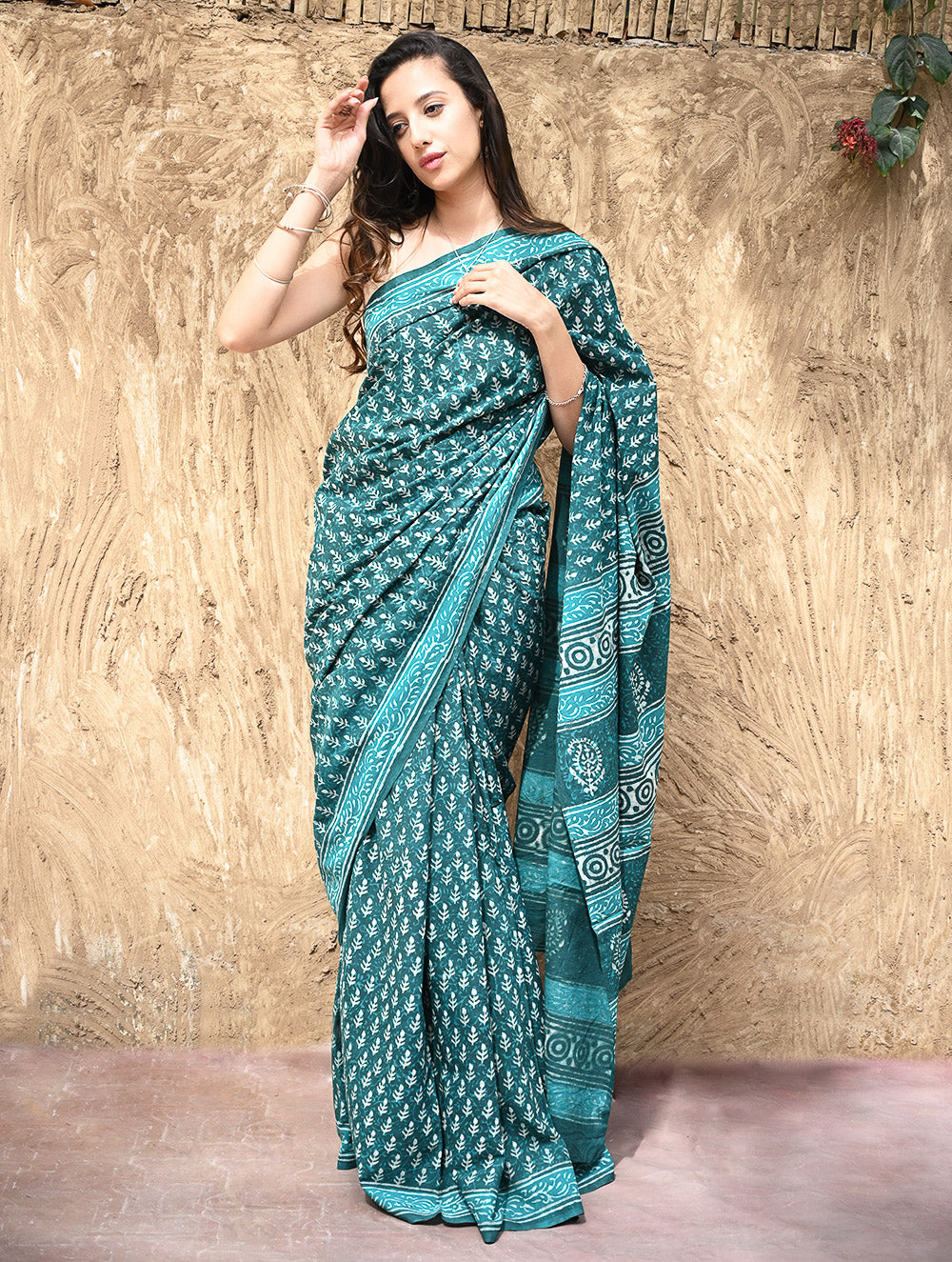 Dabu Hand Block printed Cotton