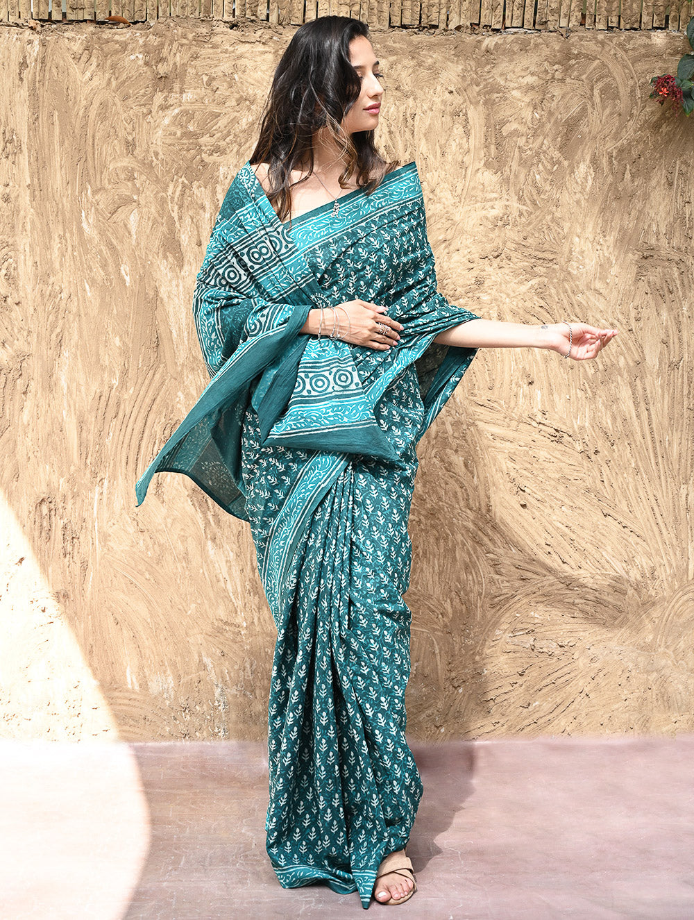 Dabu Hand Block printed Cotton