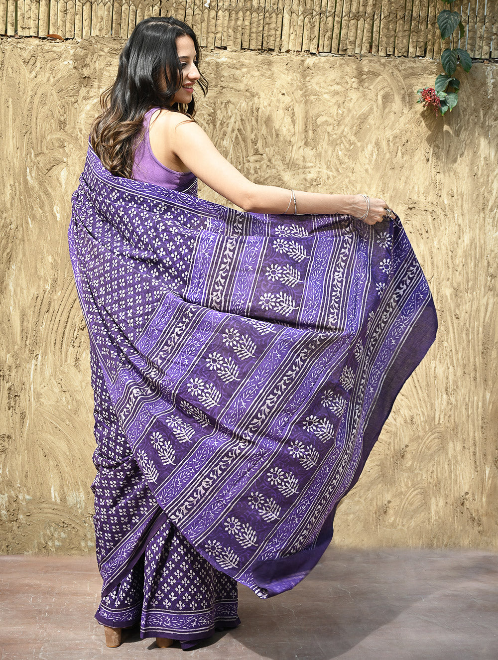 Dabu Hand Block printed Cotton