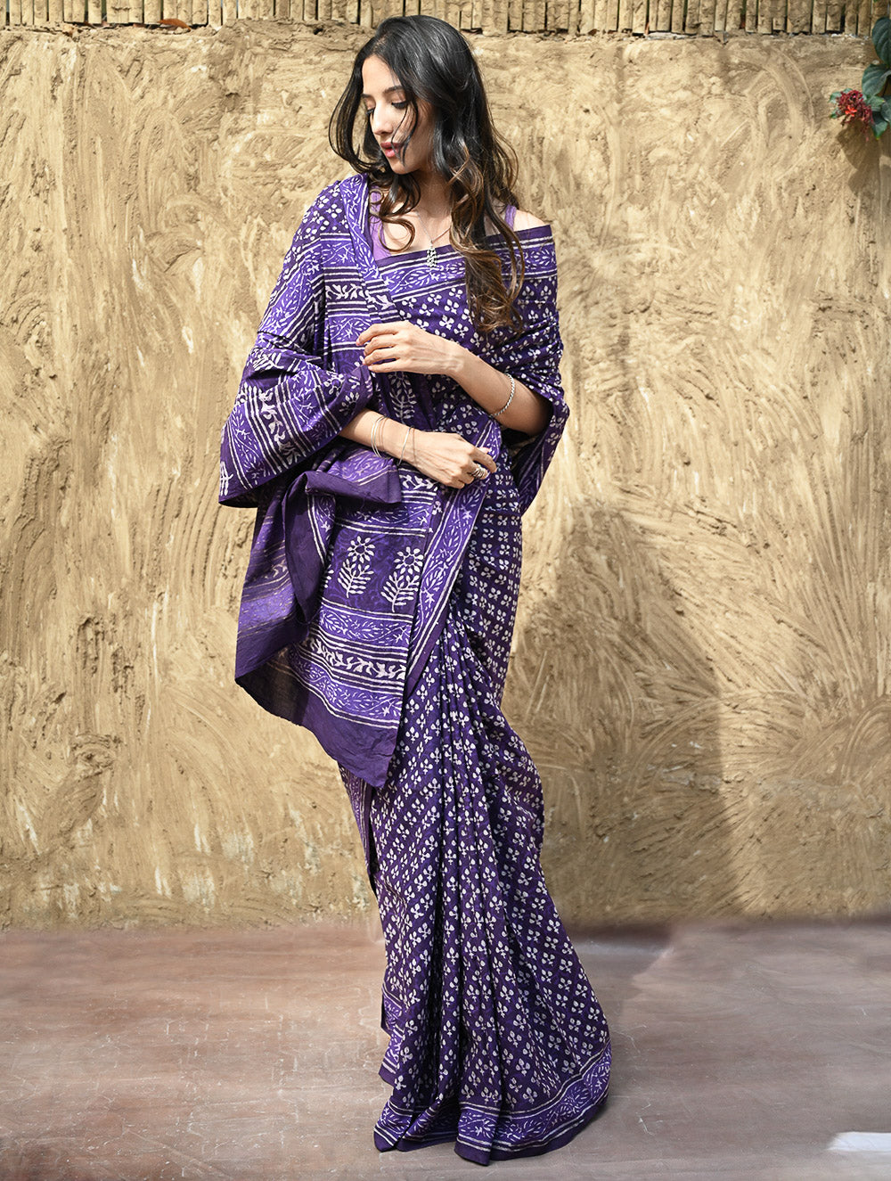 Dabu Hand Block printed Cotton