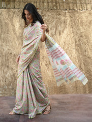 Sanganeri Hand Block printed Cotton