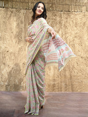 Sanganeri Hand Block printed Cotton