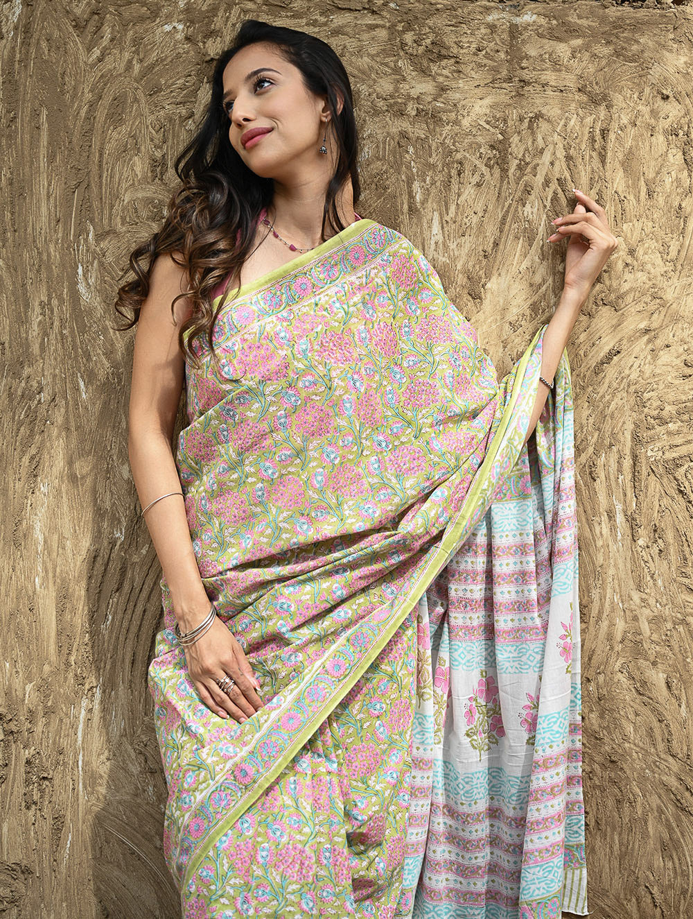 Sanganeri Hand Block printed Cotton