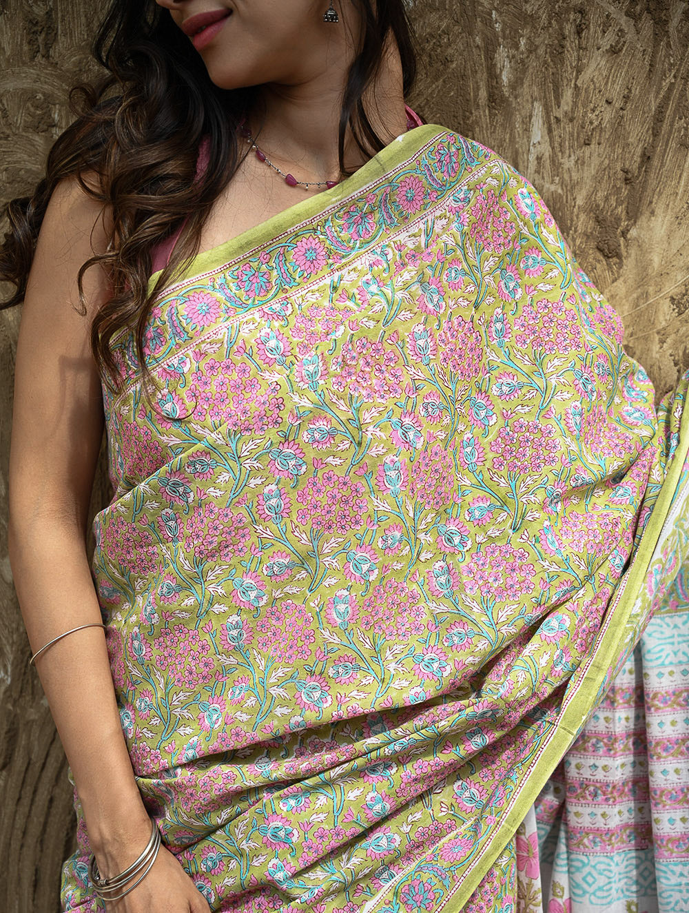 Sanganeri Hand Block printed Cotton