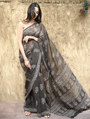 Dabu Hand Block printed Georgette