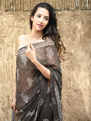 Dabu Hand Block printed Georgette