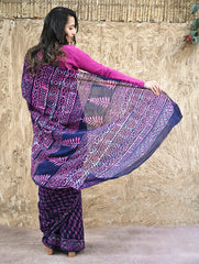 Dabu Hand Block printed Georgette