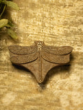 Nazakat. Exclusive, Fine Hand Engraved Wood Block Curio - Dragon Fly