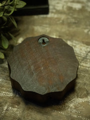 Nazakat. Exclusive, Fine Hand Engraved Wood Block Curio - Mandala